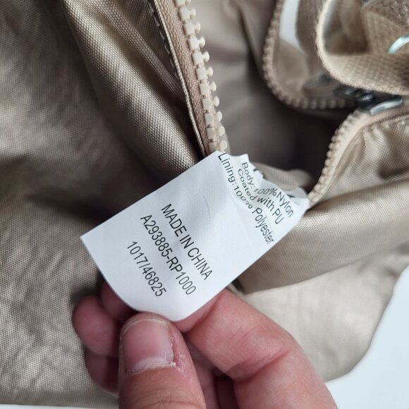 Kipling Keiko Crossbody Gold Metallic Crossbody Monkey Keychain Purse - Picture 7 of 7